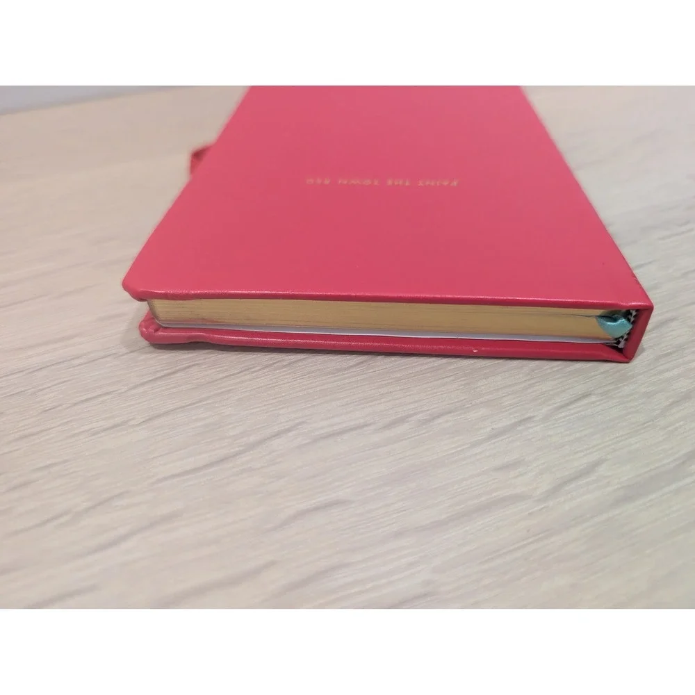 Kate Spade‎ Take Note Lined Notebook Paint the Town Red Journal New 5.25